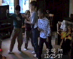 Dancing on Christmas Day- 1997 (gifs)