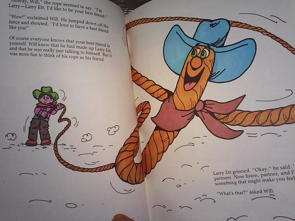 Value Tales Humor book with Will Rogers and the lasso